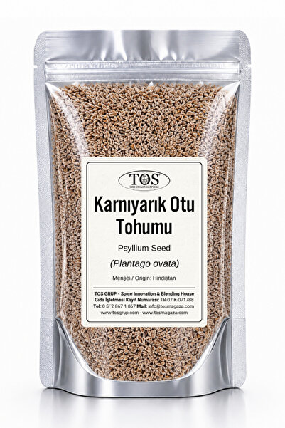 TOS The Organic Spices Karnıyarık Otu Tohumu 100 gr (1. KALİTE) Plantago Ovat...