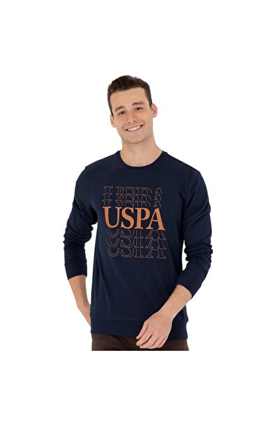 U.S. Polo Assn. Erkek Lacivert Bisiklet Yaka Sweatshirt