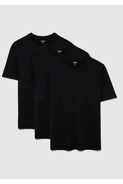 Mavi 3er-Pack Basic-T-Shirts für Herren mit lockerer Passform/lockerer, entsp...
