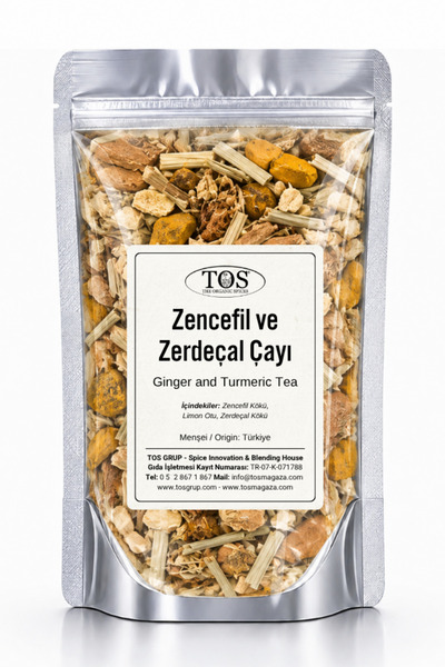 TOS The Organic Spices شاي الزنجبيل والكركم - 40 جم (1. الجودة، شاي الزنجبيل ...