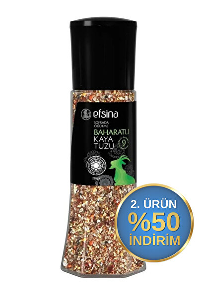 Efsina 230 gr Sofrada Öğütme Baharatlı Kaya Tuzu