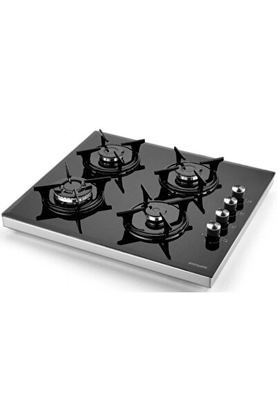 Eminçelik EC-SÜ 1240 SW BG60 Set Üstü Siyah Woklu Cam Ocak