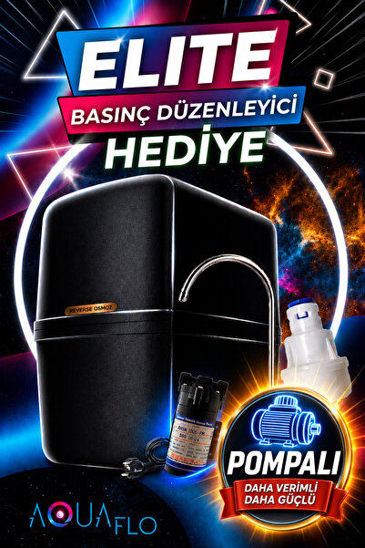 AQUAFLO S 14 Aşamalı Alkali 80 Gpd Membranlı Multimineralli Pompalı Su Arıtma...