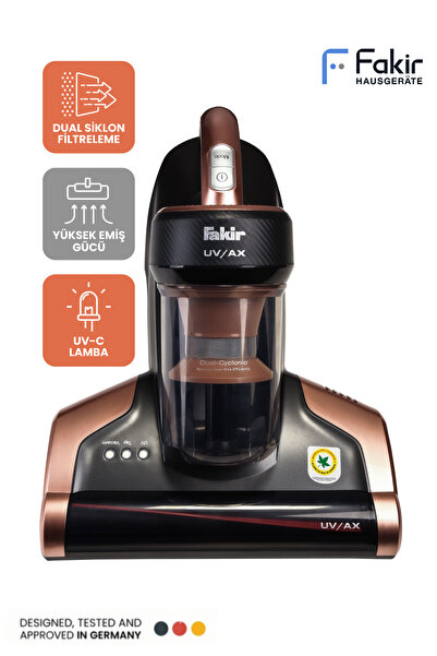 Fakir Uvax UV-C Işınlı Yatak ve Koltuk Temizleyici Toz Torbasız Süpürge