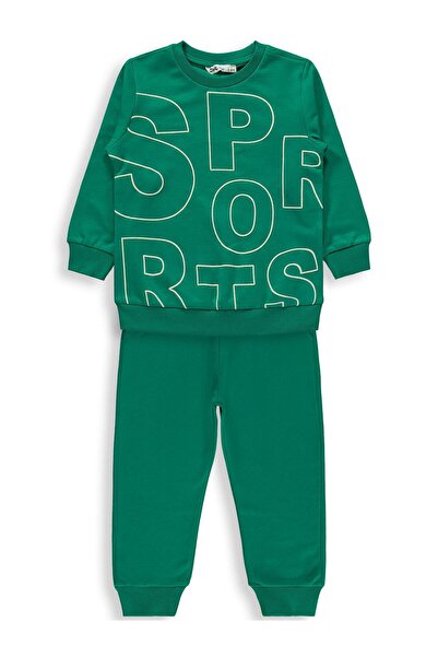 Civil Boys 2-5 Years Old Tracksuit Set - Green 2-3 Years Old