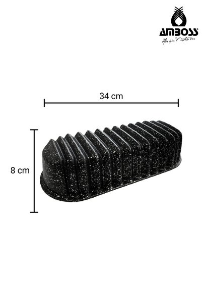Amboss Rosa Cast Iron Baton Cake Mold 34X12 cm