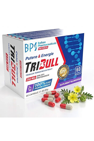 Balkan Pharmaceuticals TriBULL Tribulus Terrestris 250 mg, Τυποποιημένο εκχύλ...
