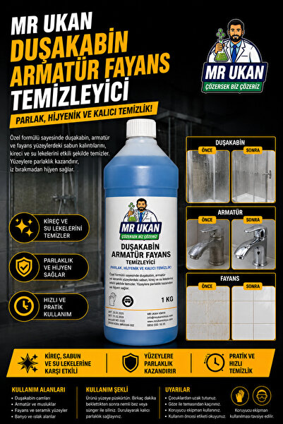 Dr.Ozz 2640 Fayans Temizleyici Lavabo Klozet Fayans Arası Derz Temizleyici Tu...