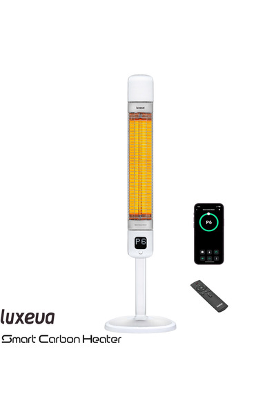Luxeva Kule Tipi Elektrikli Isıtıcı Smart-fr Akıllı Karbon Infrared Su Geçirm...