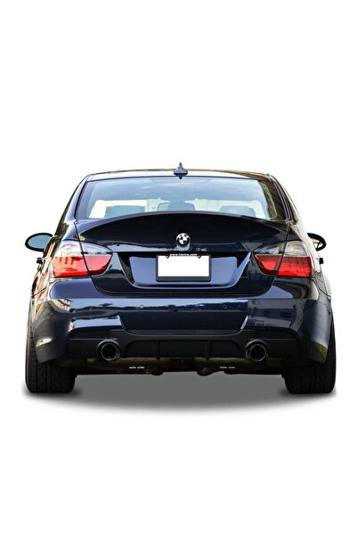 Drs Tuning Bmw 3 Uyumlu Serisi E90 2006 - 2012 M Arka Tampon Eki - Difüzör (P...