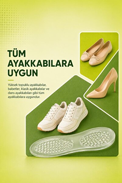 MediGel MG12 - Topuklu Ayakkabı Ve Babet Yapışkanlı Jel Iç Tabanlık | Yumuşak, Kayma Önleyici Yastıklama