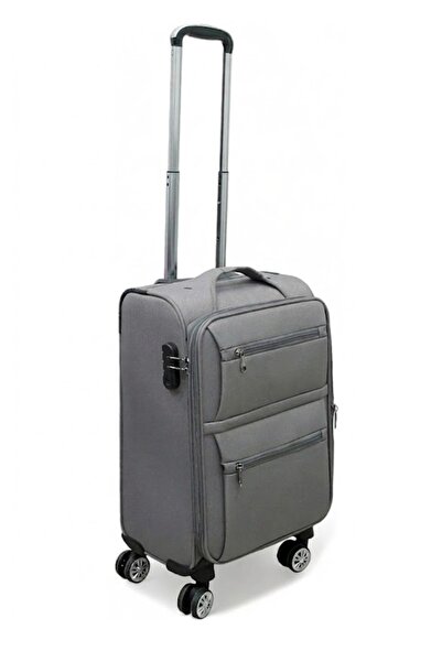 ULTIMATE BAG Lüx Kumaş Valiz 4 Teker Valiz Küçük Boy Valiz 360 Derece Taşınan...