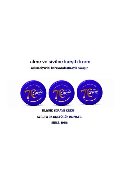ZDRAVE VE AKNE KARŞITI 3 ADET KREM