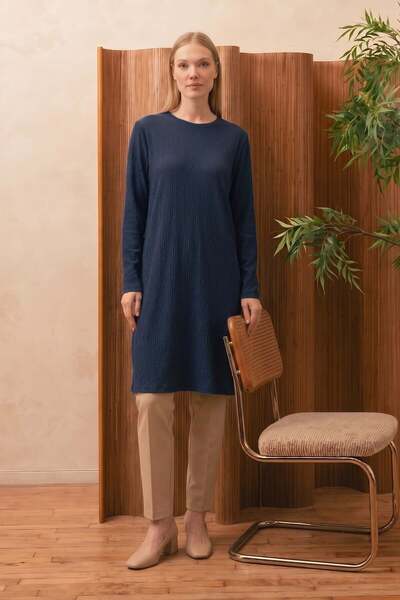 Fulla Moda Fullamodest Basic Yanları Yırtmaçlı Tunik