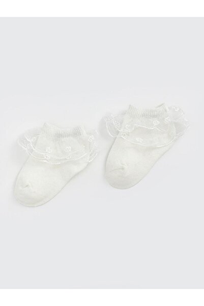 LC Waikiki Șosete LCW baby Basic din dantelă pentru fetițe (S5)
