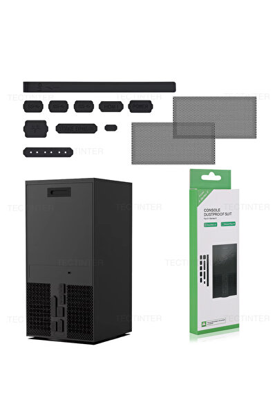 Choice Black Protective Kit Dust Filter For Xbox Series X Console Top Back Du...
