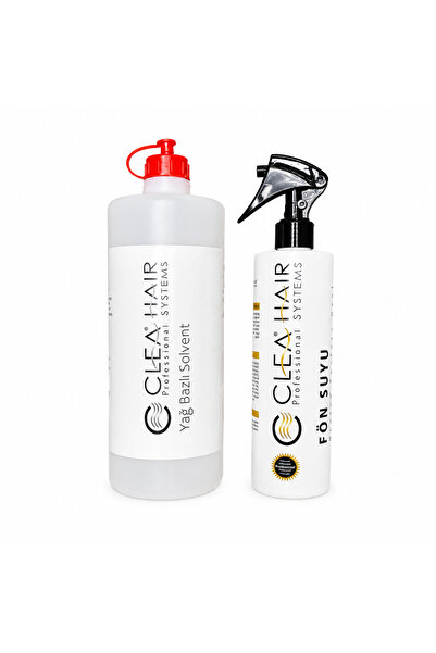 CleaHair Protez Saçlara Özel C22 Muadili Yağ Bazlı Solvent Fön Suyu