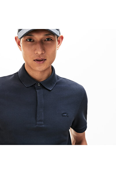 Lacoste Erkek Regular Fit Polo Yaka Koyu Gri Paris Polo