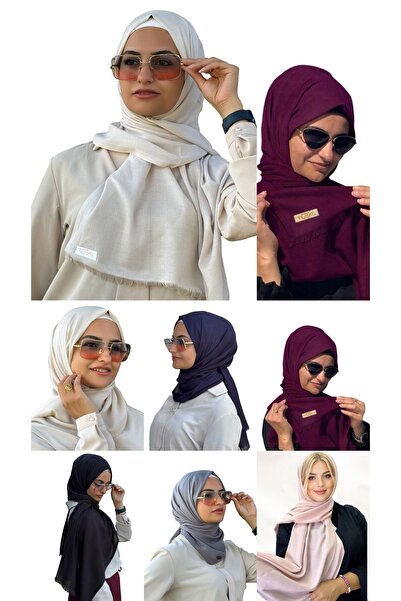 ALDAIYR 8 Pashmina Shawls Viscose Cotton 150 Gr