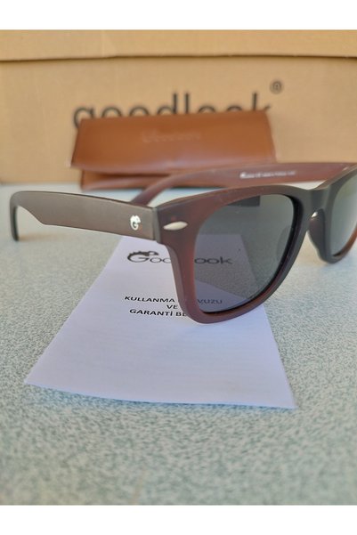 goodlookglasses Goodlook Polarized Matte Brown Sunglasses Gl311 C3