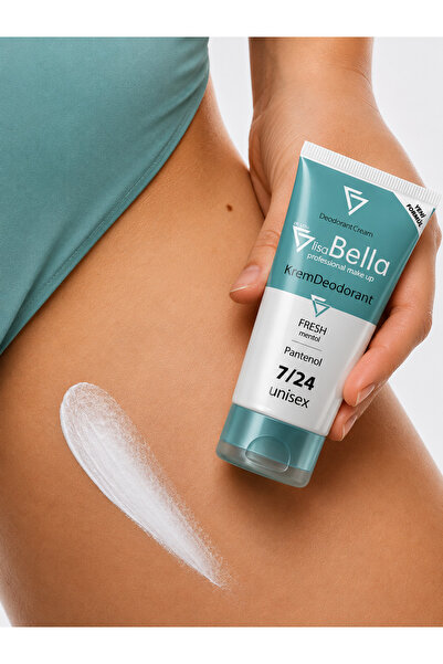 BY UTAH LİSA BELLA Fresh Mentol Ferahlığı 7 Gün Etkili Unisex Krem Deodorant ...