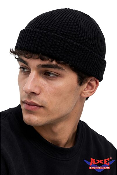 AXE SPORTSWEAR Iarnă Negru Hip Hop Hipster Tricotaj cu fitil noutate Beretă s...