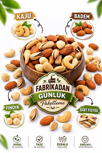 ALİŞ KURUYEMİŞ Süper Lüks Karışık Kuruyemiş 500 Gr.
