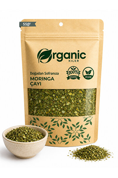 Organik Kiler Natural Moringa Tea 55Gr – Moringa Leaf Herbal Tea L Natural & ...