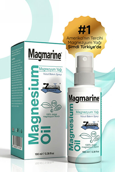 Magmarine Magnezyum Yağı Sprey 100 ml | Panthenol İçeren Vücut Bakım Spreyi