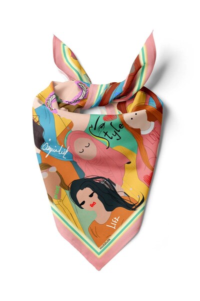 Modabutik Violla E74 MODERN WOMAN TASARIM BANDANA