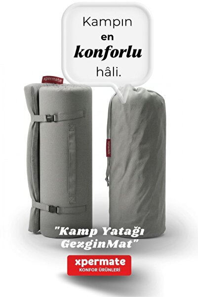 XPERMATE Katlanır Kamp Yatağı 120x180x6 Taşınabilir Sünger Kamp Çadır Matı Ye...
