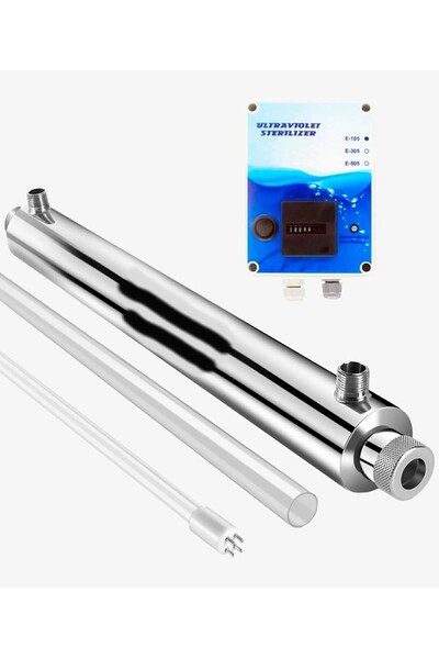 Spring Water E-505 Ss304 Gövdeli Uv Cihazları (plus-dijital Panolu)