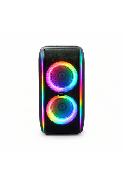HEPU HP-978 Taşınabilir Bluetooth Hoparlör – 6” Çift Hoparlör, RGB Işık, TWS,...