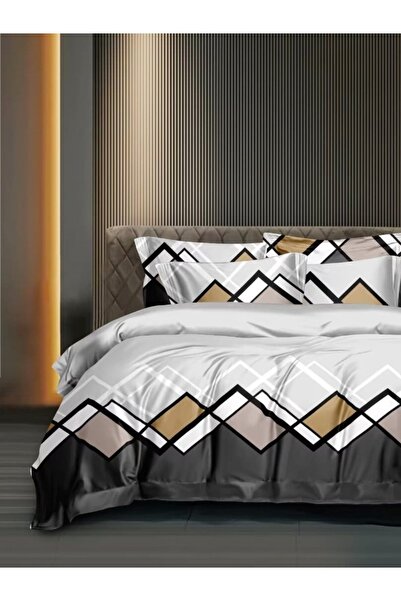 MILANO COLLECTION Set Lenjerie Pat Dublu Finet 6 Piese MC-6014