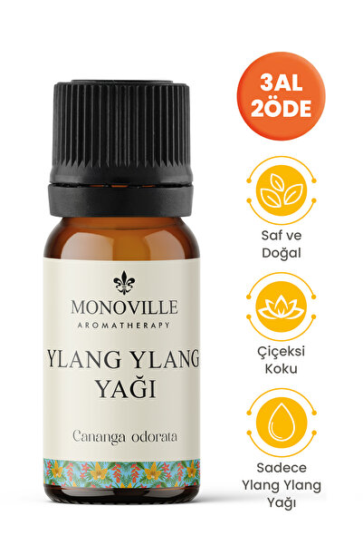Monoville Ylang Ylang Essential Oil 10 ml Pure and Natural (Ylang Ylang Essen...
