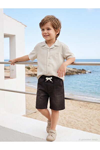 Civil Boys Bağcıklı Basic 2-5 Yaş Kapri - Kahve