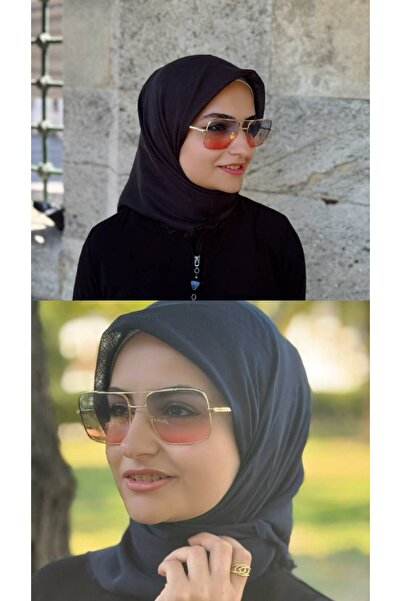 ALDAIYR 2 Pieces of Flamed Cotton Writing Scarf