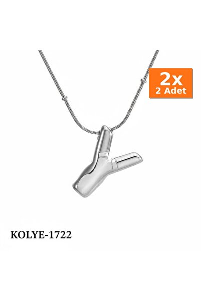 Bozhi Steel Necklace Silver Modern Style Stylish Gift