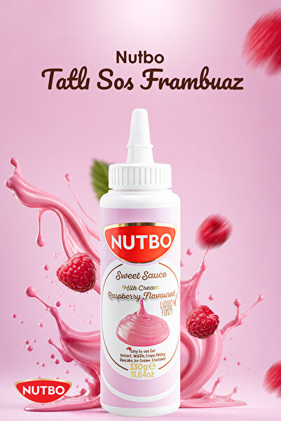 NUTBO Tatlı Sos Frambuaz Aromalı Waffle& Krep&Pankek&Churros& San Sebastian& ...