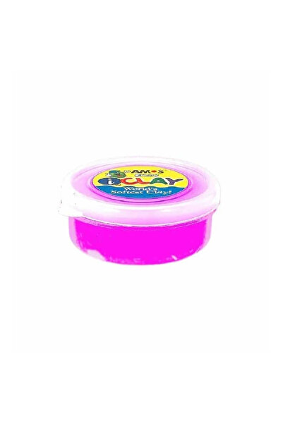 Amos Plastilina iClay Amos, 18g/cutie, roz neon