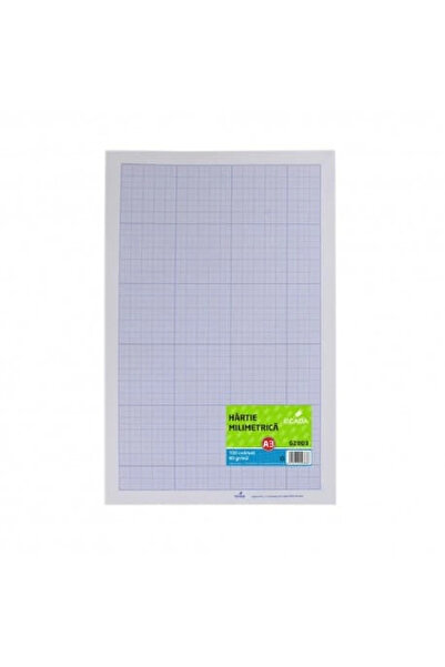 Ecada Hartie milimetrica A3 set 100