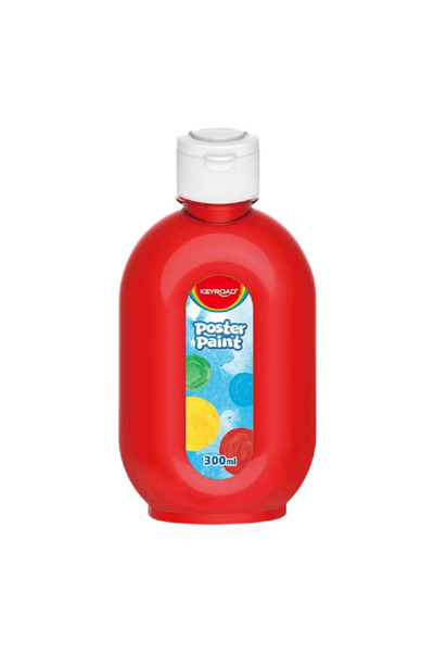 KEYROAD Culori tempera Keyroad, 300ml, ROSU