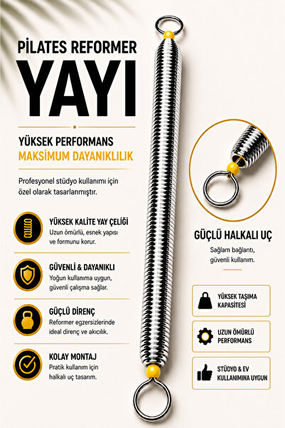 Efu sport reformer taşıyıcı yay sarı