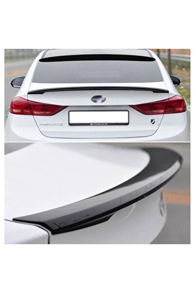 autogp Hyundai elantra bagaj üstü spoiler pianoblack boyalı 2016 / 2018