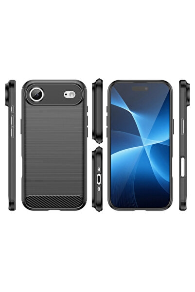 Hurtel Carcasă pentru iPhone 17 Air, Carbon, Neagră