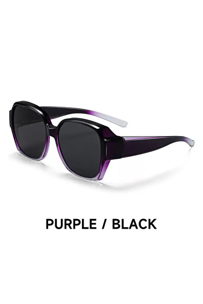 Choice3 PURPLE Polarized Sunglasses Can Cover Myopia Glasses Men's and Women'...