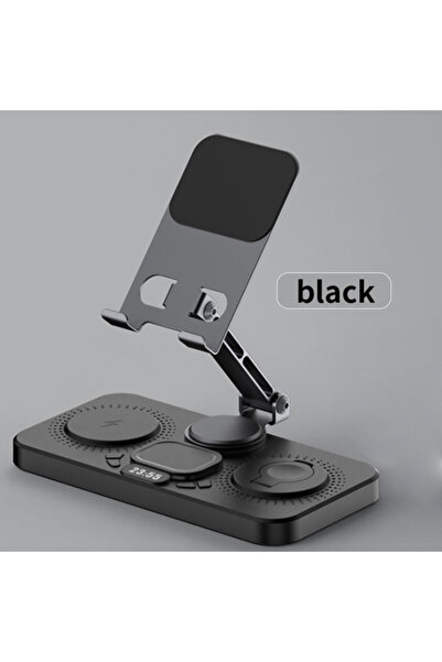 Choice Y21 Black 4 In 1 Foldable Wireless Chargeing Station For iPhone 17~12 ...