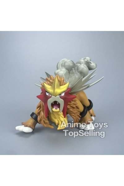Choice Bandai Entei Anime Pokemon Figure Three sacred Action Figures Pvc Coll...