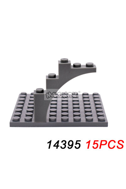Choice 15 قطعة من مكعبات مارومين رمادية داكنة من مجموعة MOC مع قوس 1 × 5 × 4 ...