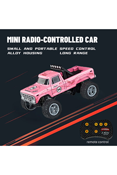 Choice16 HB09 Pink New RC Car MINI Alloy 1/64 Remote Control Car Convenient t...